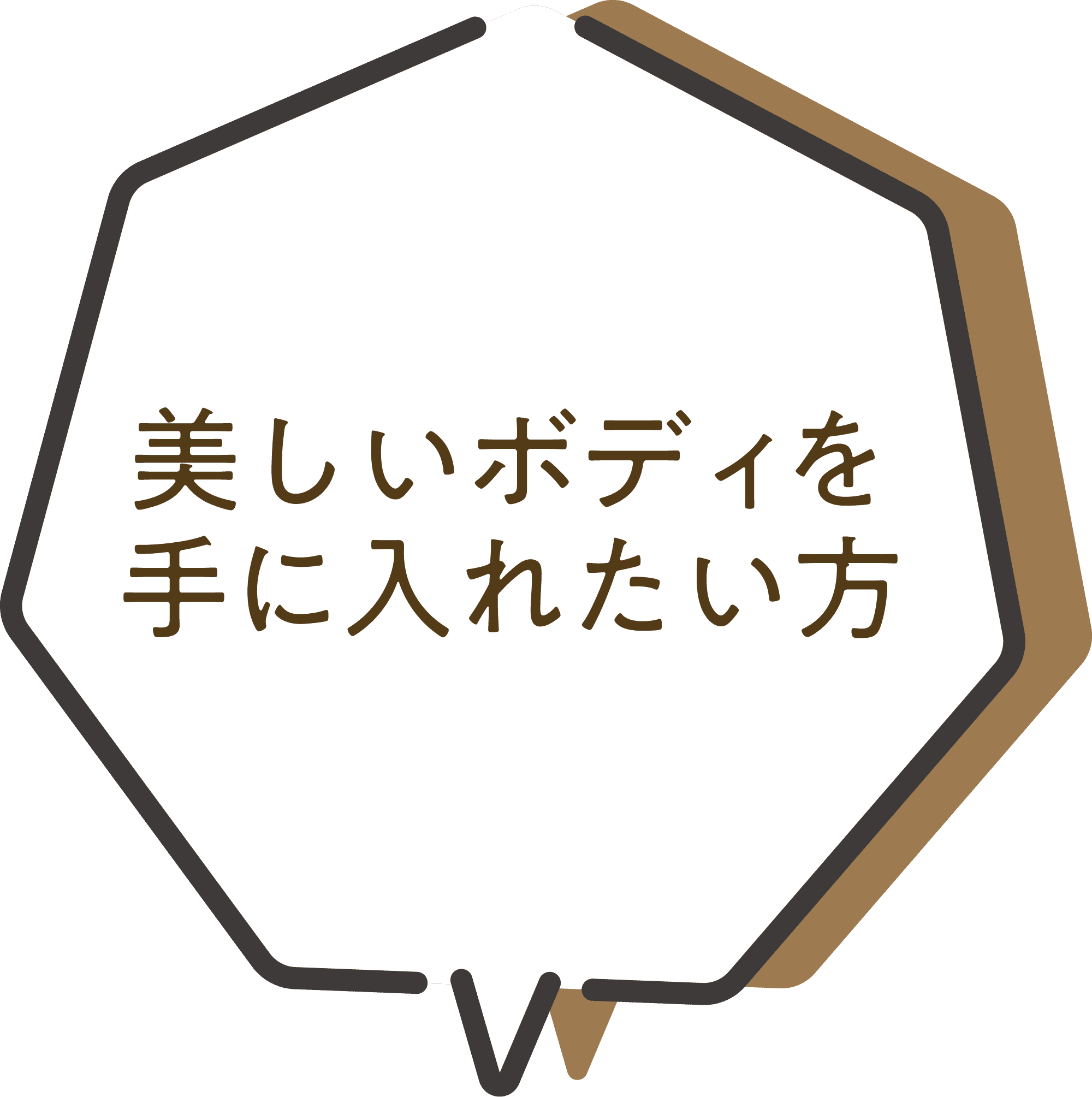 美しいボディを 手に入れたい方
